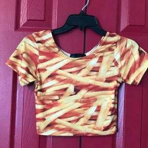 Omighty French Fries Crop Top 🍟
